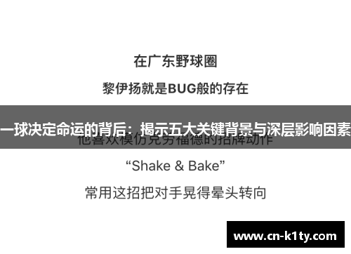 一球决定命运的背后：揭示五大关键背景与深层影响因素